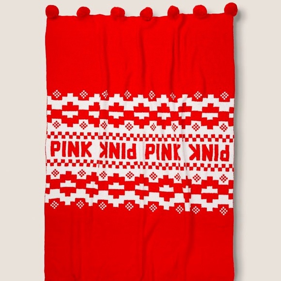 Victoria's Secret PINK Marshmallow Knit Blanket